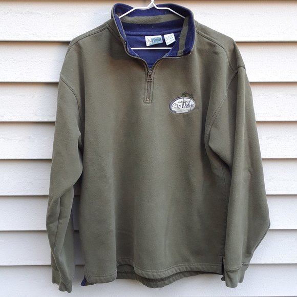 San Diego 1/4 Zip Sweatshirt - Unisex - Picture 2 of 7